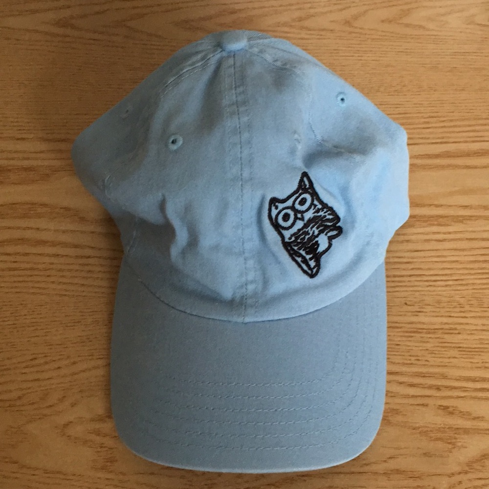 New Men’s/Unisex Blue Hooters Owl Logo Hat L/XL - Picture 1 of 7